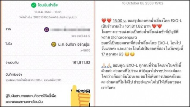 แฟนคลับบอยแบนด์เกาหลีใต้ "ท่อน้ำเลี้ยง" สำคัญ บริจาคเงินช่วยม็อบ