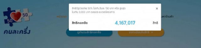 ลงทะเบียน "คนละครึ่ง" ยังเหลือสิทธิรับเงิน 3,000 บาท กว่า 4 ล้านราย