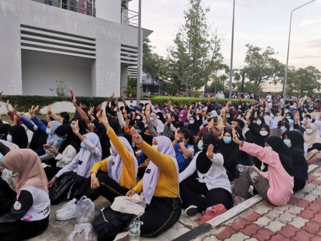 นศ.ม.อ. ลั่นเตรียมยกระดับชุมนุมใหญ่ที่สุดในปัตตานี