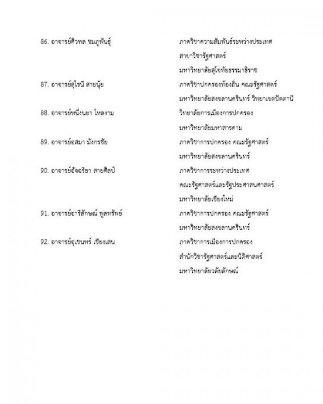 92 อาจารย์รัฐศาสตร์ ออกแถลงการณ์ 6 ข้อ จี้ "นายกฯ" ลาออก หาทางแก้วิกฤต