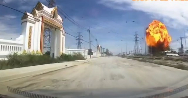 เปิดคลิปวินาที ท่อส่งก๊าซ ปตท. ระเบิด!!