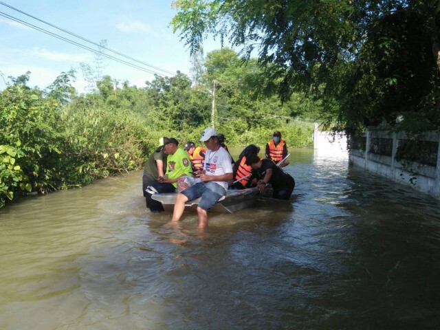 โคราชยังอ่วมหลายอำเภอกระทบเรือกู้ภัยเร่งช่วยน้ำท่วม