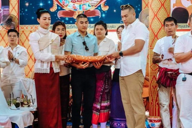 นางเอกสายบุญ "แพนเค้ก-ครอบครัว" ร่วมเป็นเจ้าภาพกฐินประจำปี ที่ จ.ศรีสะเกษ