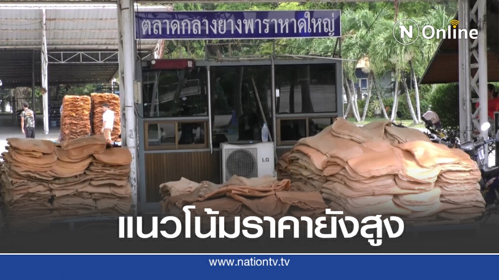 ราคายางลด ทดสอบแนวต้าน