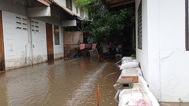 น้ำมูลทะลักท่วม12ตำบล อ.พิมาย ไม่เว้นบ้านพักนอภ.-ตร.