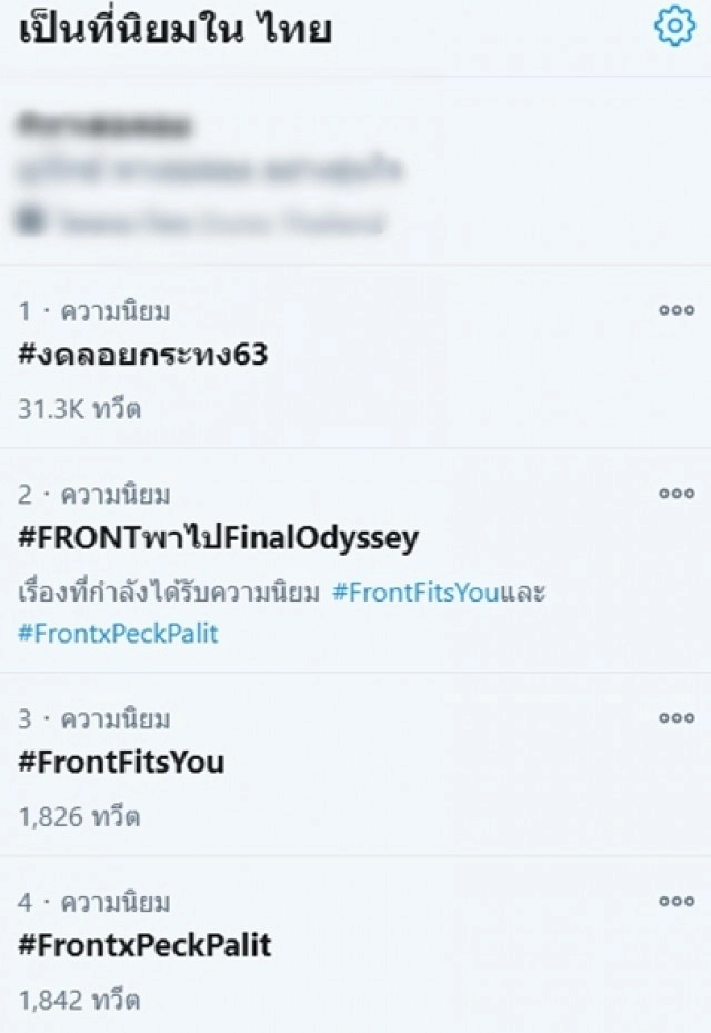 โซเชียลติดแฮชแท็ก #งดลอยกระทง63 ขึ้นเทรนด์อันดับ1