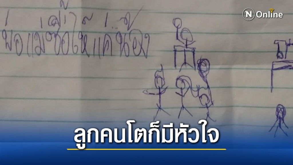 แม่แทบทรุด เห็นกระดาษลูกคนโตเขียน ปมในใจที่ไม่เคยรู้ !! แม่แทบทรุด เห็นกระดาษลูกคนโตเขียน ปมในใจที่ไม่เคยรู้ !!