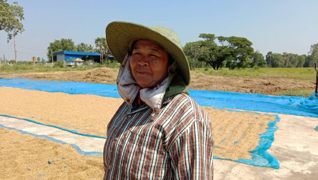 ทุกข์ซ้ำ น้ำท่วมนา ข้าวเปลือกเน่าขายไม่ได้