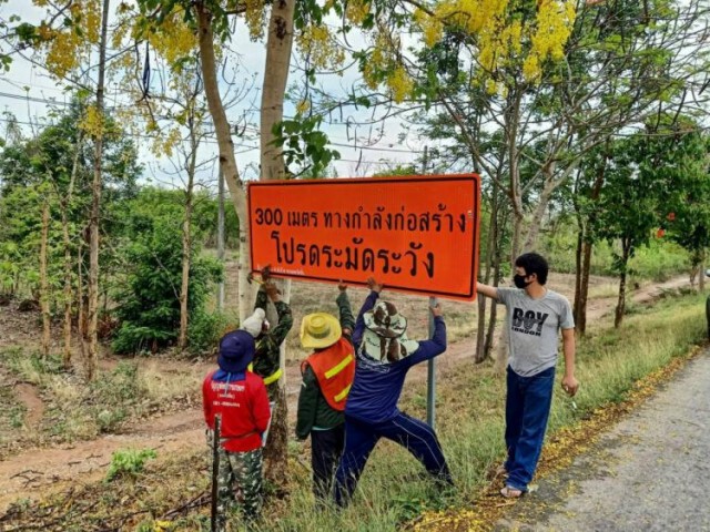 ทางหลวงแจง "ไม่ทิ้งต้นไม้ขวางถนน" รออนุญาตจากกรมป่าไม้