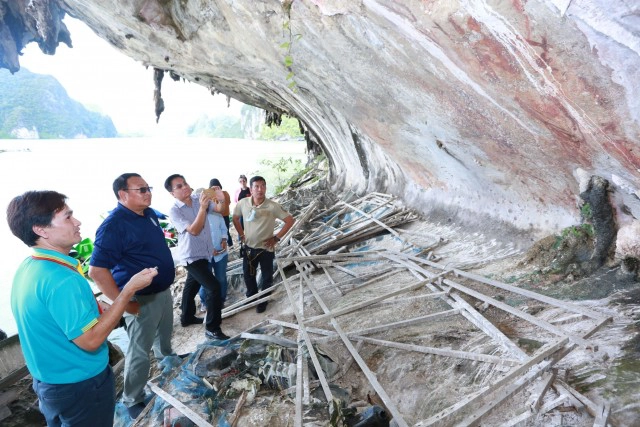กรมศิลป์ฯ ลงพื้นที่ตรวจภาพเขียนสีพบใหม่