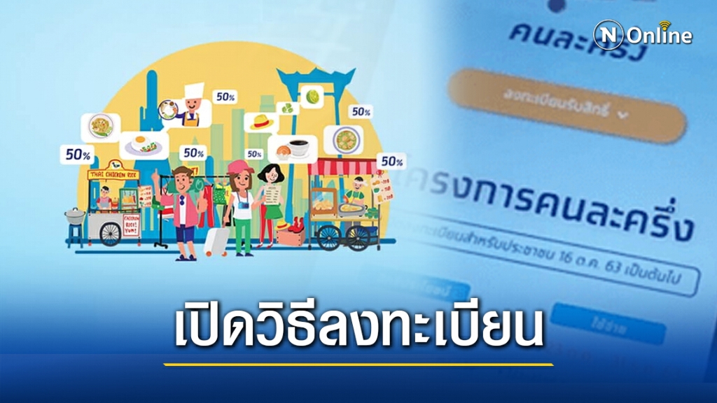 วิธีลงทะเบียน "คนละครึ่ง" ทำอย่างไรให้ได้สิทธิ์ วิธีลงทะเบียน "คนละครึ่ง" ทำอย่างไรให้ได้สิทธิ์