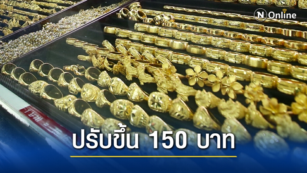 ราคาทองวันนี้(6 พ.ย.) ปรับขึ้น 150 บาท ทองรูปพรรณขายออก 28,750 บาท
