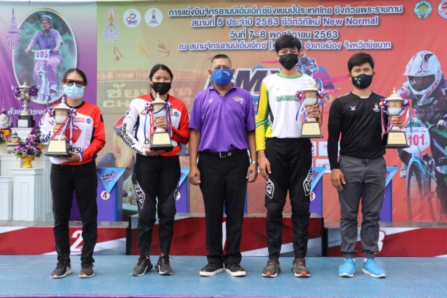 4 นักปั่นทีมชาติคว้าแชมป์BMX ประเทศไทยถ้วยพระราชทาน