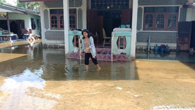 เขื่อนพิมายเร่งดันน้ำเหนือเขื่อนออก นาข้าวบ้านเรือนเสียหาย