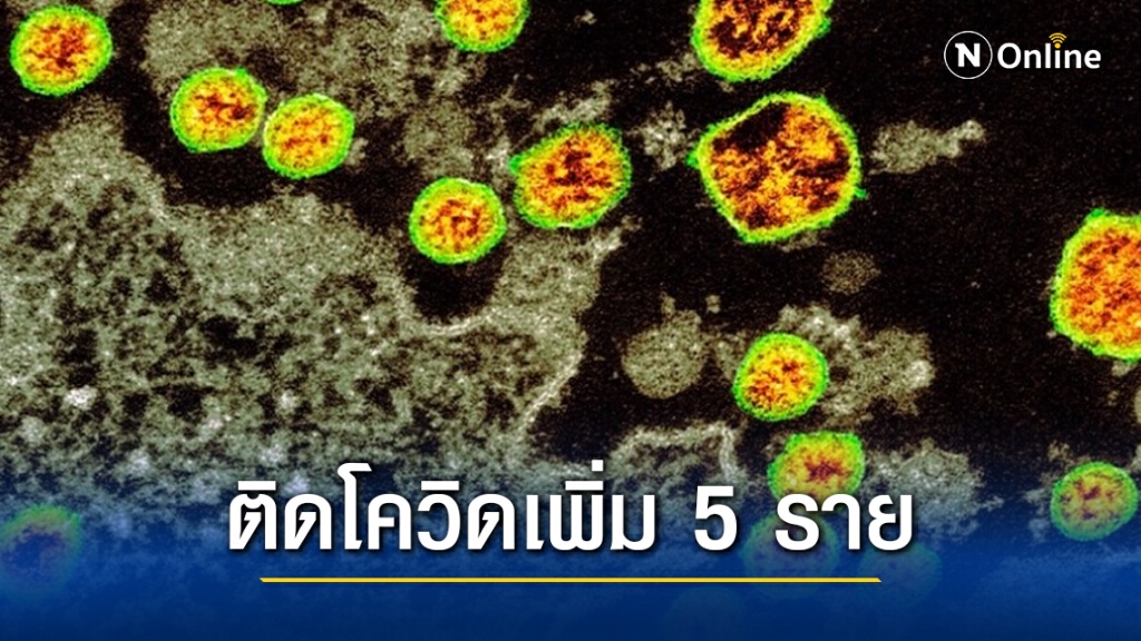 ศบค.เผยพบผู้ติดเชื้อเพิ่ม 5 ราย ทั้งหมดมาจากต่างประเทศ ศบค.เผยพบผู้ติดเชื้อเพิ่ม 5 ราย ทั้งหมดมาจากต่างประเทศ