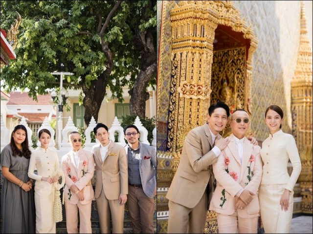 "ปั๊บ-ใบเตย" เข้าเฝ้ากราบขอพรสมเด็จพระสังฆราช ก่อนแต่งงาน 15 พ.ย.นี้