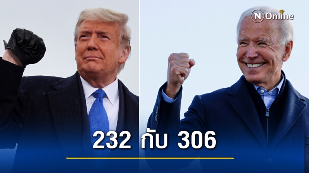 สรุปผล ทรัมป์พ่ายแพ้ถล่มทลาย