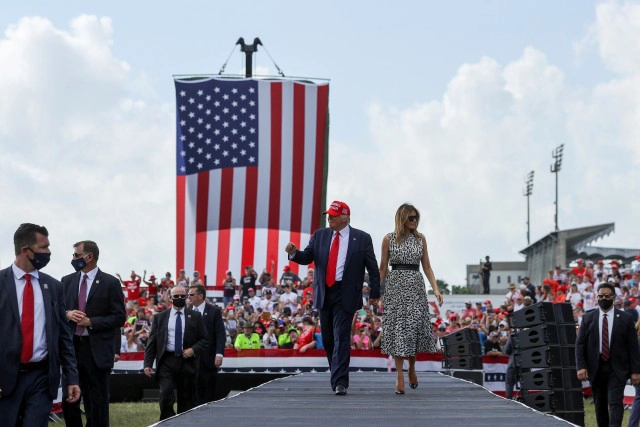 ลุยหาเสียง อาจทำบอดี้การ์ดทรัมป์ติดโควิดเป็นร้อย