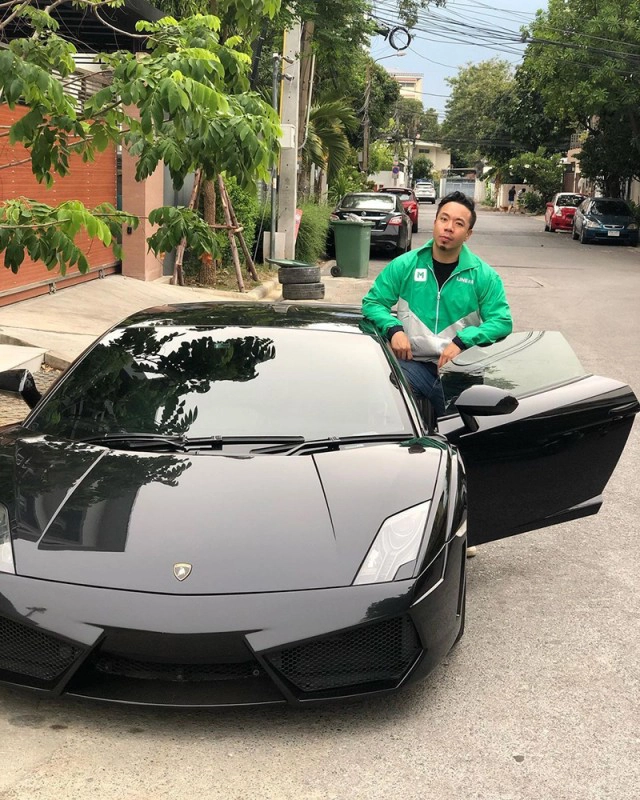 "ดีเจภูมิ" ทำอาชีพเสริม ส่งของด้วยรถแลมโบกินี่ คันละ 20 ล้าน?