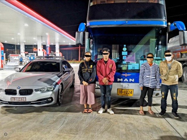 ตม.จับ 4 ต่างด้าว หลบหนีเข้าเมือง