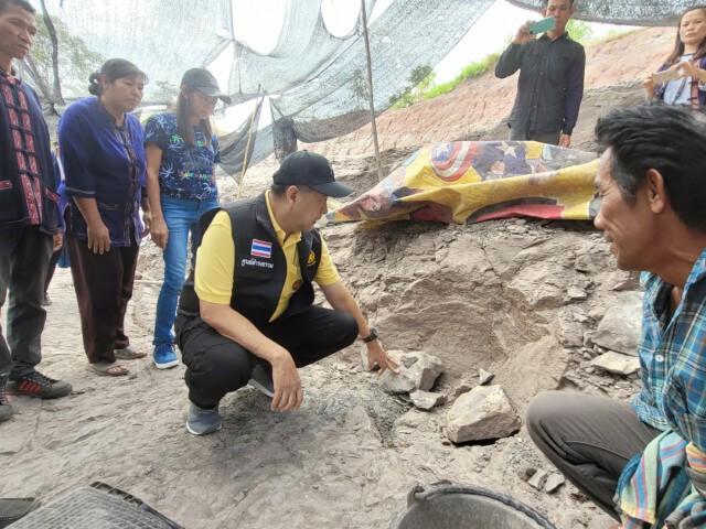 เล็งพัฒนาภูน้อยแหล่งค้นพบซากดึกดำบรรพ์ปลาปอดชนิดใหม่ของโลก