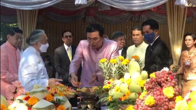 วิษณุบวงสรวง 'เรือนเจ้าจอมมารดาเลื่อน' บูรณะ 2 ปี