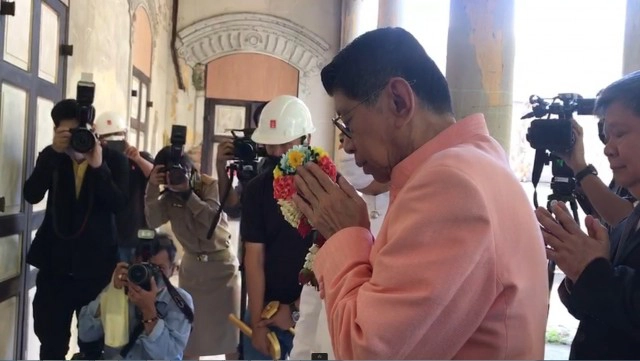 วิษณุบวงสรวง 'เรือนเจ้าจอมมารดาเลื่อน' บูรณะ 2 ปี