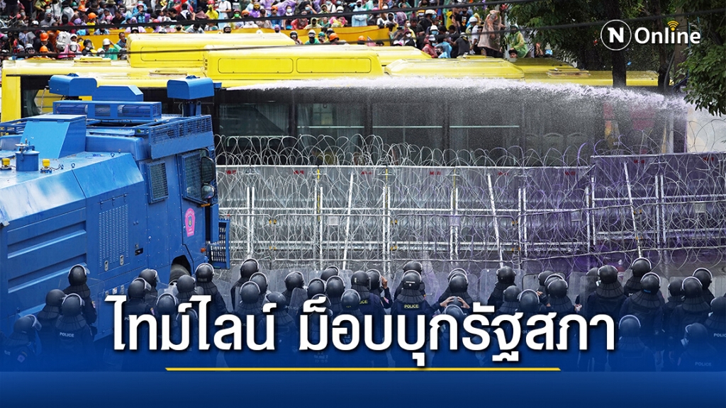 เปิดไทม์ไลน์ ม็อบบุกรัฐสภา ก่อนตร.ฉีดน้ำ-แก๊สน้ำตาสกัด เปิดไทม์ไลน์ ม็อบบุกรัฐสภา ก่อนตร.ฉีดน้ำ-แก๊สน้ำตาสกัด