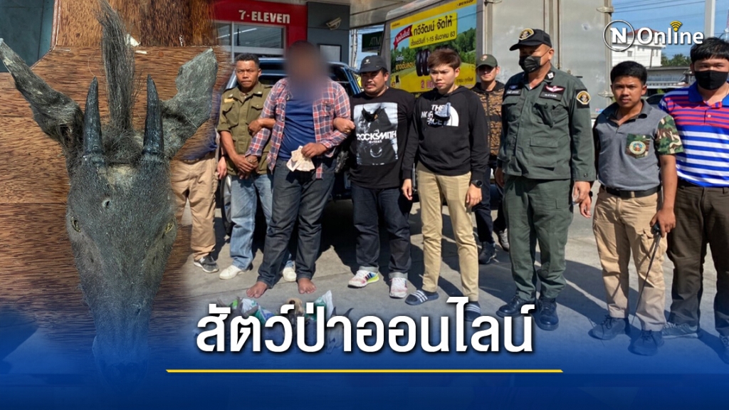 รวบหนุ่มประจวบ ค้าสัตว์ป่าผ่านเฟสบุ๊ก