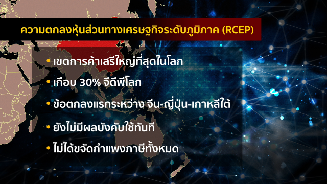 "จีน" แซง "สหรัฐฯ" ดัน RCEP แผ่อิทธิพล "อาเซียน"