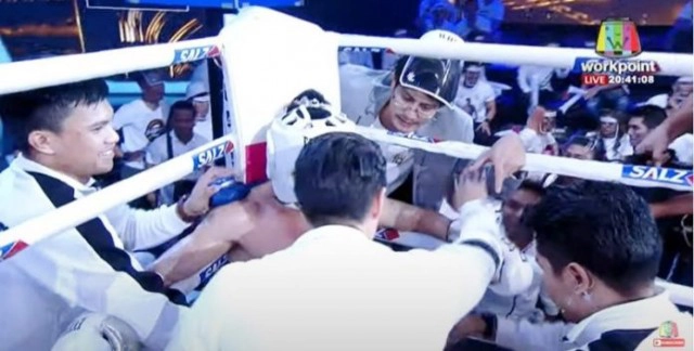 ดราม่า 10fight10 อีกแล้ว!! "แมทธิว" ไล่ "น้ำ รพีภัทร" ช่วงพักยกแรก