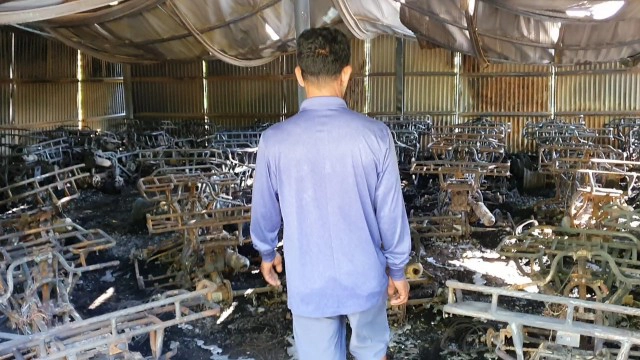 เพลิงเผาวอดรถ ATV 40 คันมูลค่า 2.5 ล้าน เชื่อถูกวางเพลิง