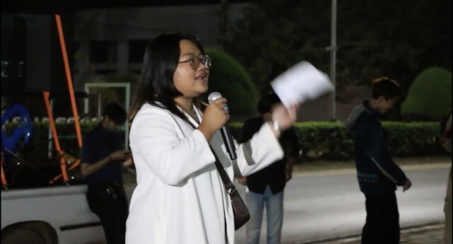 คณะราษฎรขอนแก่น ลุกฮือจัดแฟลชม็อบประณามจนท.สลายชุมนุม