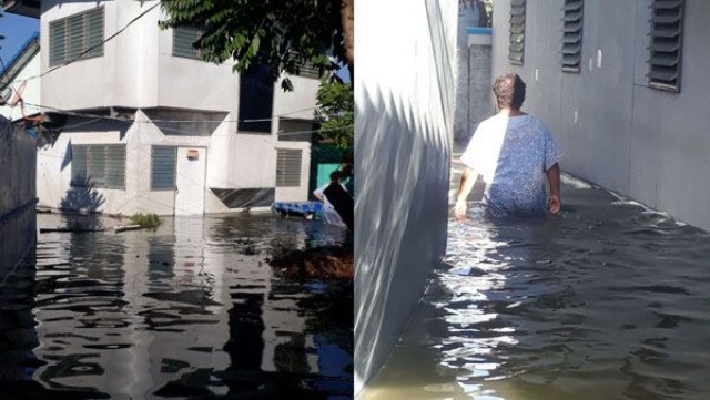สถานการณ์น้ำทะเลหนุนสูง ถนนหลายสายในสมุทรปราการจมบาดาล หลายจุดน้ำท่วมเกือบถึงเอว