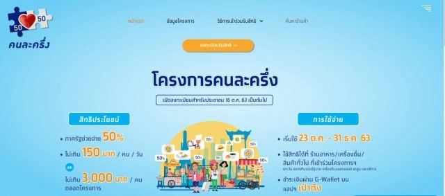 เริ่มแล้ว!! "คนละครึ่ง" รอบ 3 ผ่านไป 20 นาทีลงทะเบียนแล้ว 1 แสนสิทธิ