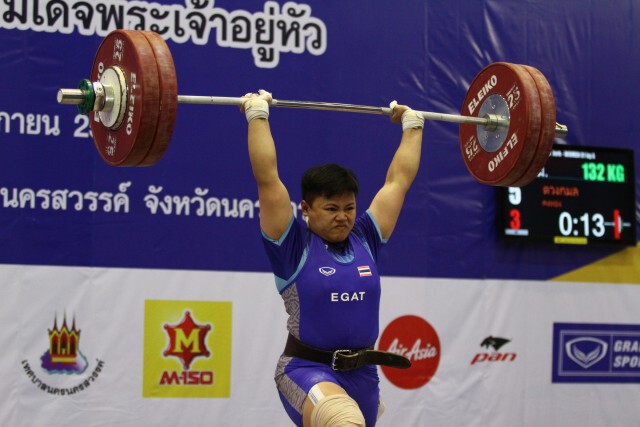 "ดวงกมล"  กวาด 3 ทอง ยกน้ำหนักเยาวชน 81 กก.-ทำลายสถิติ