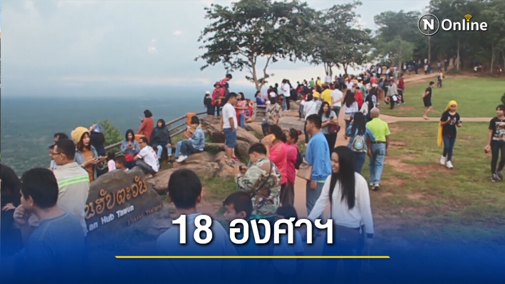 นนท.แห่เที่ยวผามออีแดง อากาศดี18องศาฯ