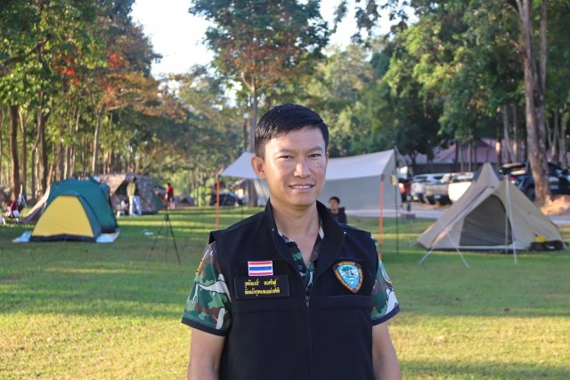 อช.แม่ปืม เสิร์ฟ"หมูกระทะพอใจ"คลายหนาว