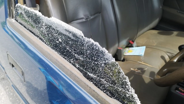 มือดีทุบกระจกรถหาเสียงผู้สมัครนายกอบจ. ตรัง