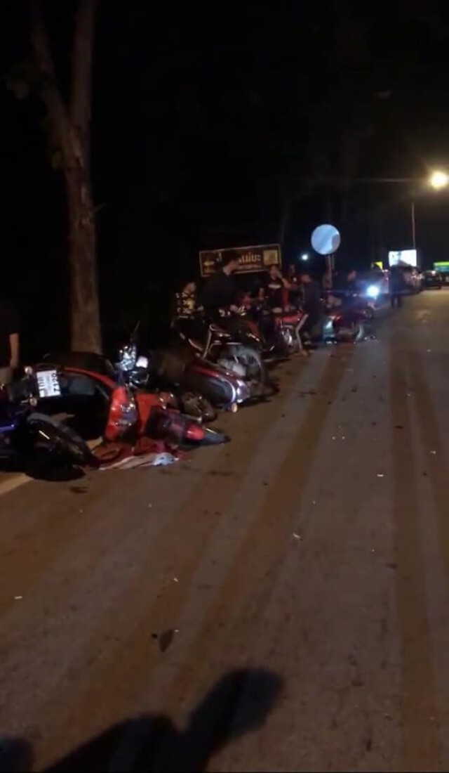 จับแล้ว4คนวัยรุ่นตะลุมบอนบนทางขึ้นดอยอินทนนท์