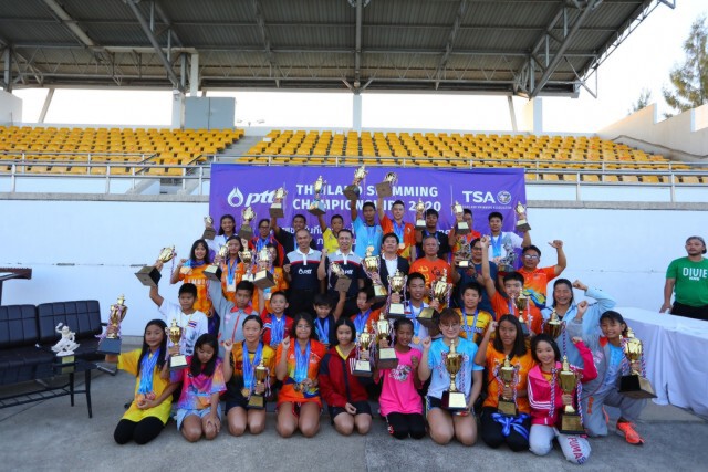 ส.ว่ายน้ำโอ่ชนะเลิศแห่งประเทศไทย ทำลายสถิติ 6 รายการ