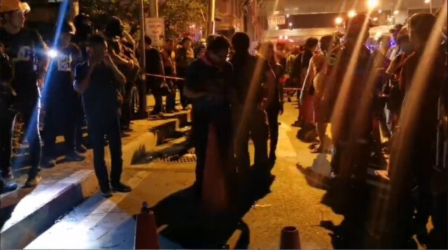 การ์ดคณะราษฎร รวบมือป่วนม็อบSCB เหตุวุ่นวายหลังยุติชุมนุม