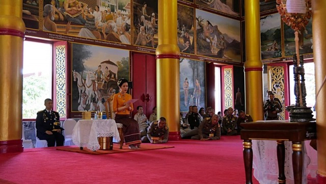 เจ้าคุณพระสินีนาฏ ถวายผ้าไตรวัดบูรพาราม จ.สุรินทร์ - เยี่ยมเยียนประชาชน