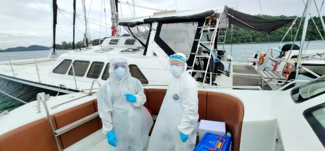 เรือยอร์ชทยอยเข้าภูเก็ต คัดกรองกักตัวบนเรือเข้มงวด