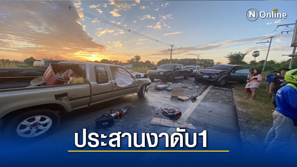 แซงไม่พ้นประสานงาดับ1 เจ็บ 3 ราย