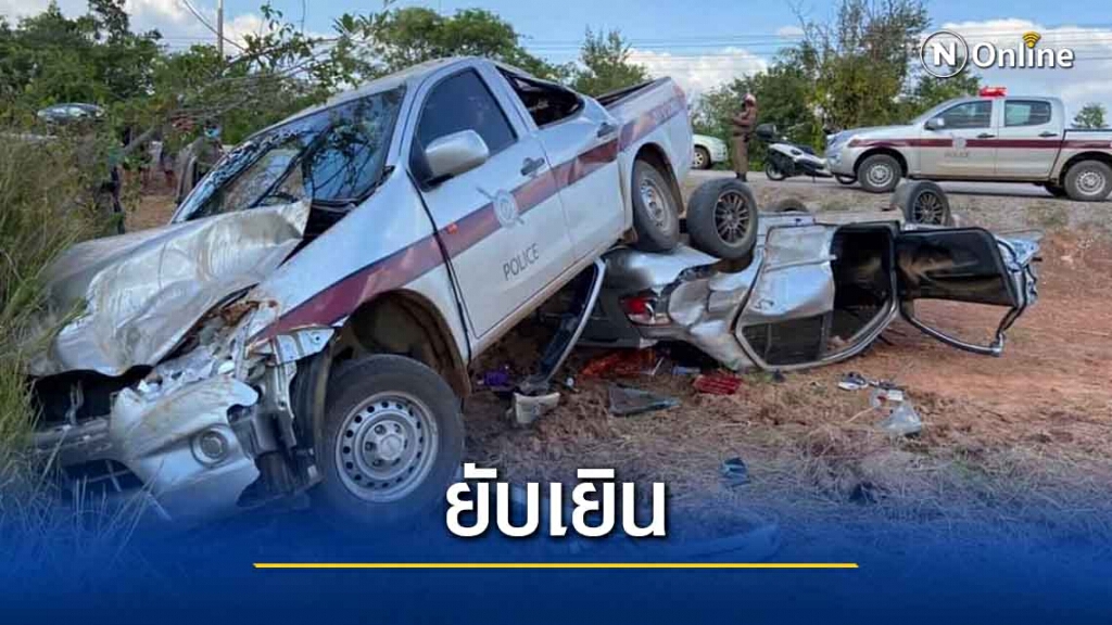 ไล่ล่าคนร้ายแอบขโมยรถจับได้ในสภาพพังยับทั้งคู่