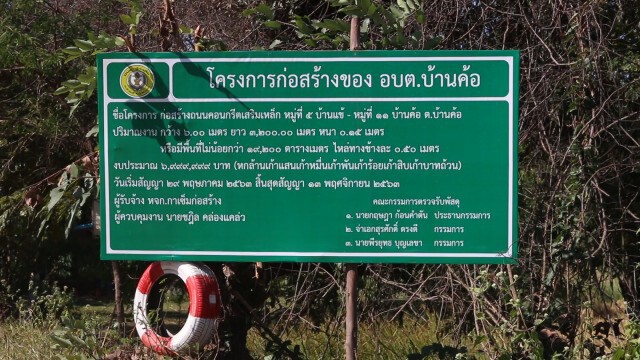 กลุ่มชาวบ้านคัดค้านหยุดสร้างถนนคอนกรีตทับลาดยาง