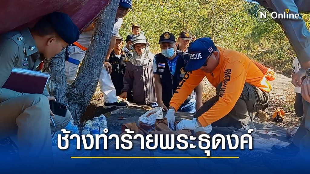 สลดช้างป่าภูวัวดุทำร้ายพระธุดงค์มรณภาพบนเขา