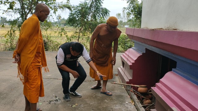 เรียกสัปเหร่อคุยหลังกระดูกเกลื่อนวัด