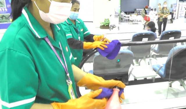 สนามบินพิษณุโลกยกระดับมาตรการคุมเข้มโควิด-19